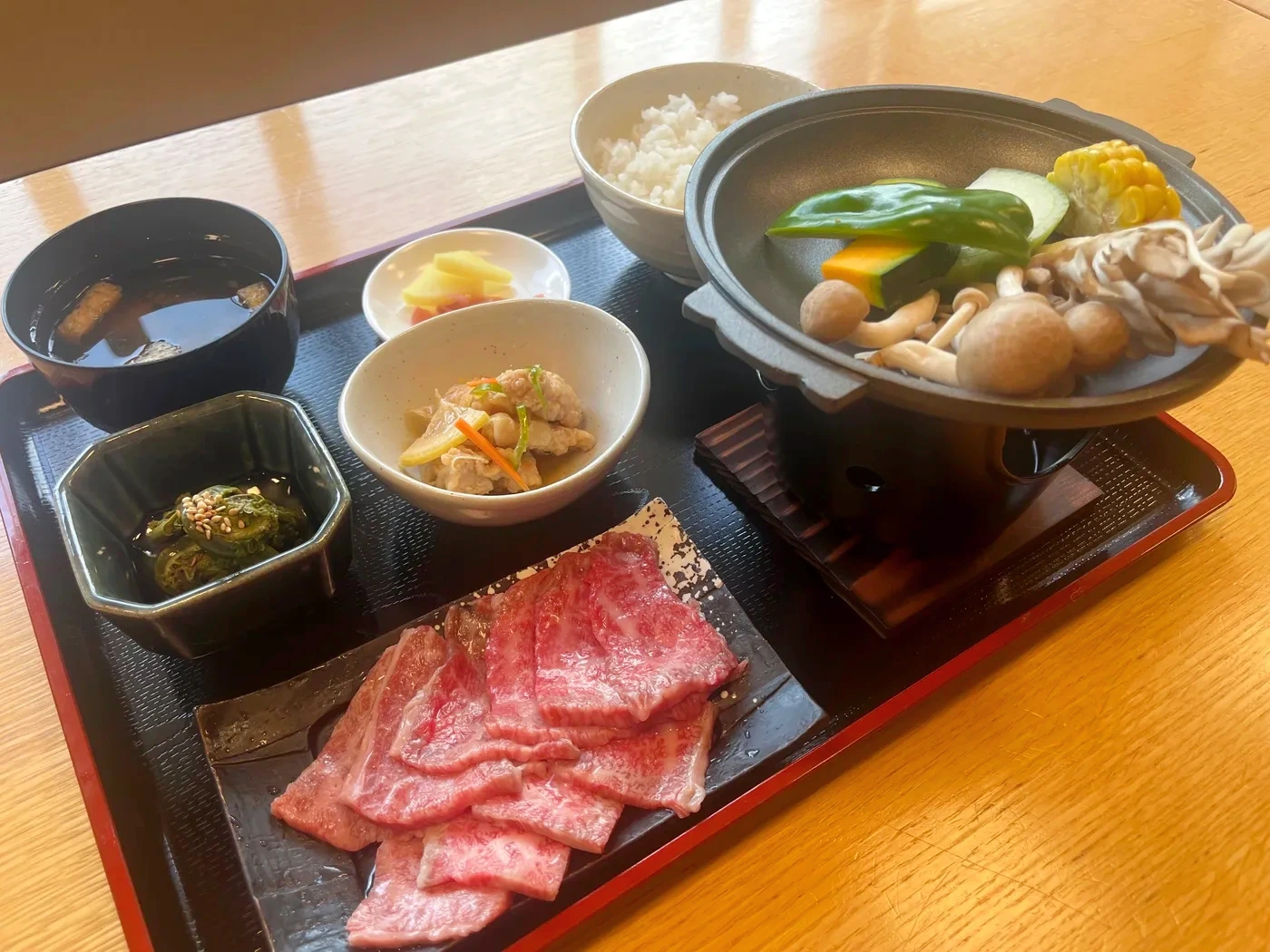 飛騨牛上カルビ御膳